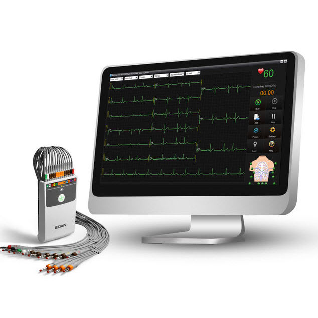 12 CHANNEL STRESS ECG